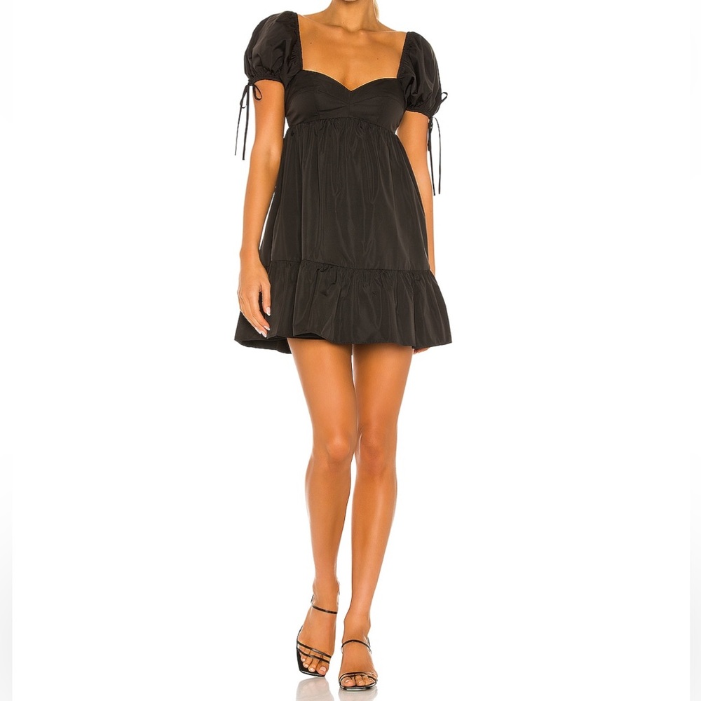 Amanda Uprichard Sicily Mini Dress Black XS